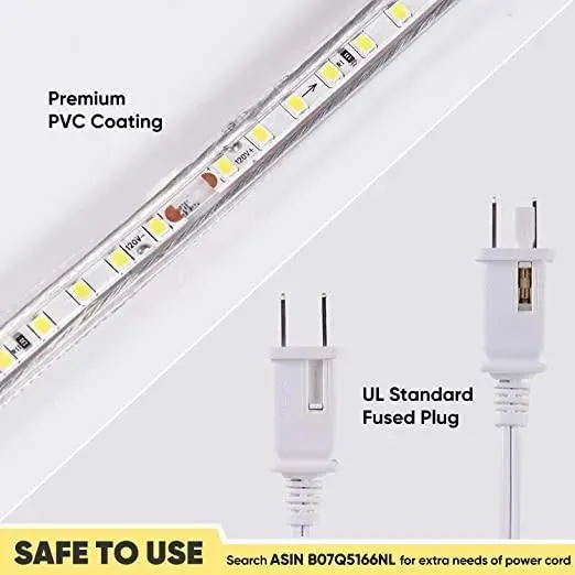 110V High-Priced LED Strip 6500K/3000K White Proselect Strip 430Lumens/M