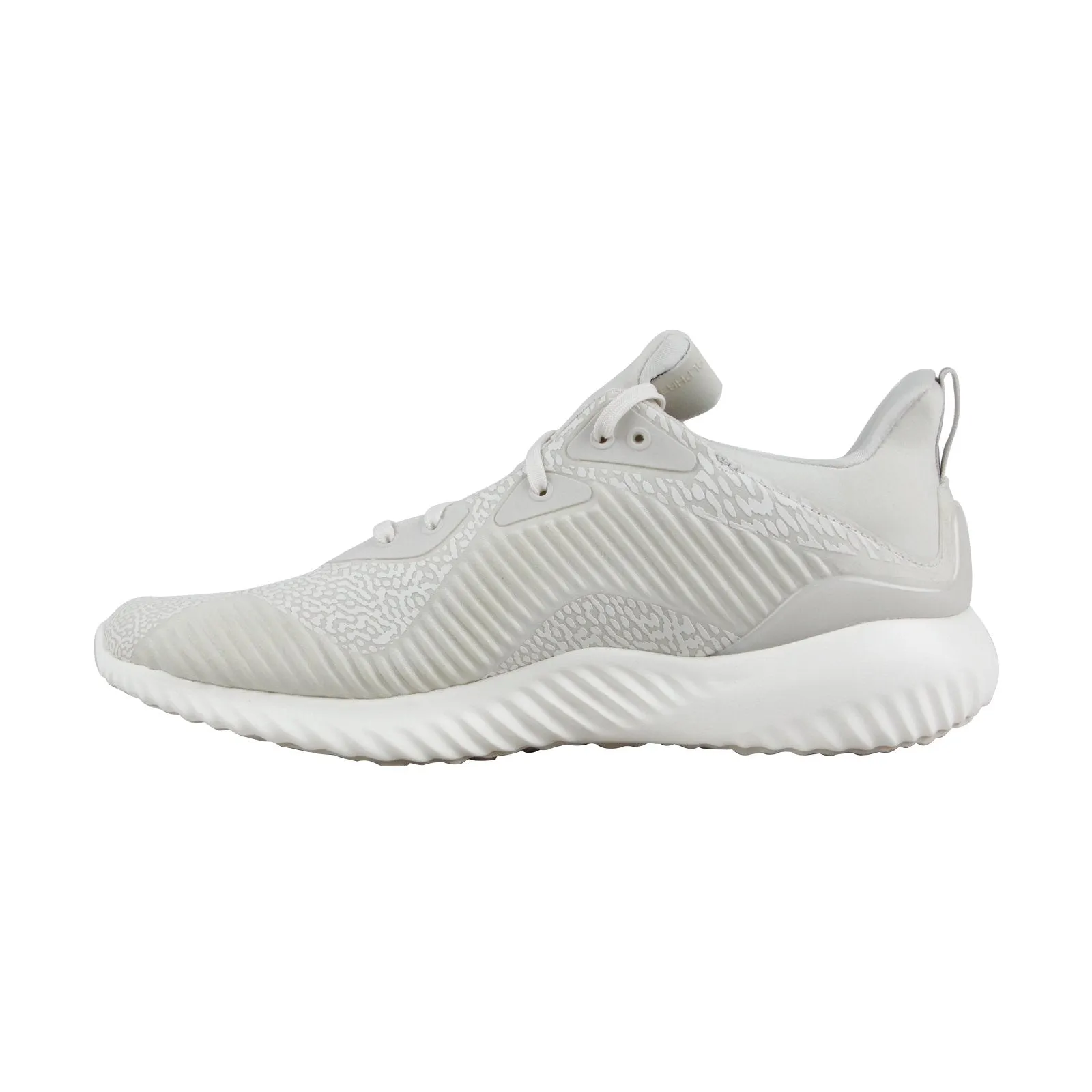 Adidas Alphabounce Hpc Ams DA9560 Mens White Canvas Athletic Running Shoes