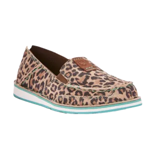 Ariat Ladies Cheetah Slip On Cruiser Shoes 10024769