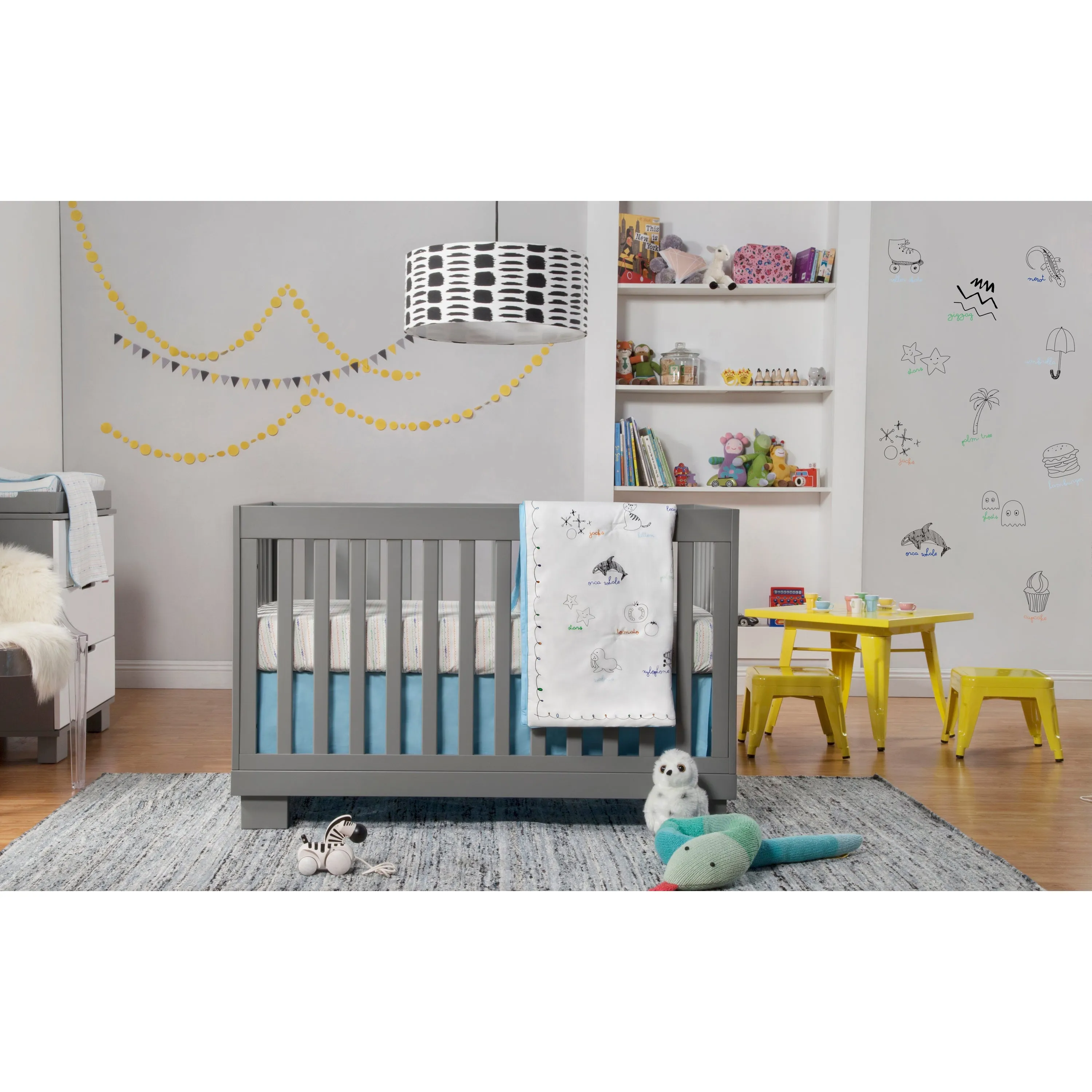 Babyletto Modo 3-in-1 Convertible Crib with Toddler Bed Conversion Kit