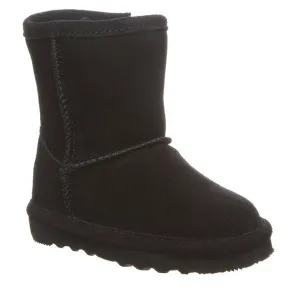 Bearpaw Toddler's Elle Zipper Fur Boot - Black 1962TZ