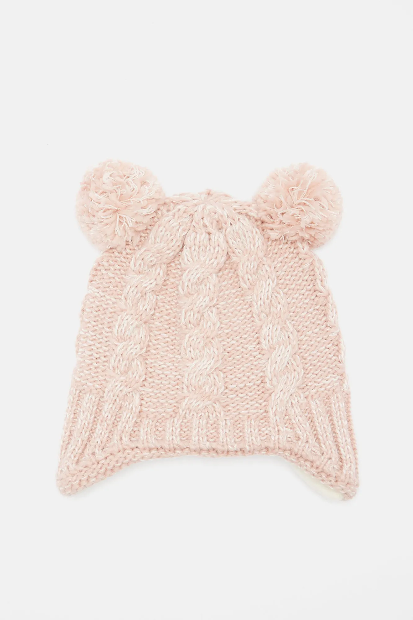 Beary Warm Beanie - Pink