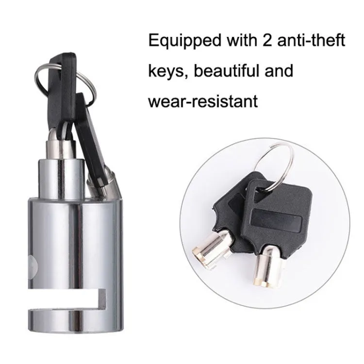 BG-A7 Convenient And Fast Bicycle Safety Anti-Theft Disk Brake Lock(Silver)