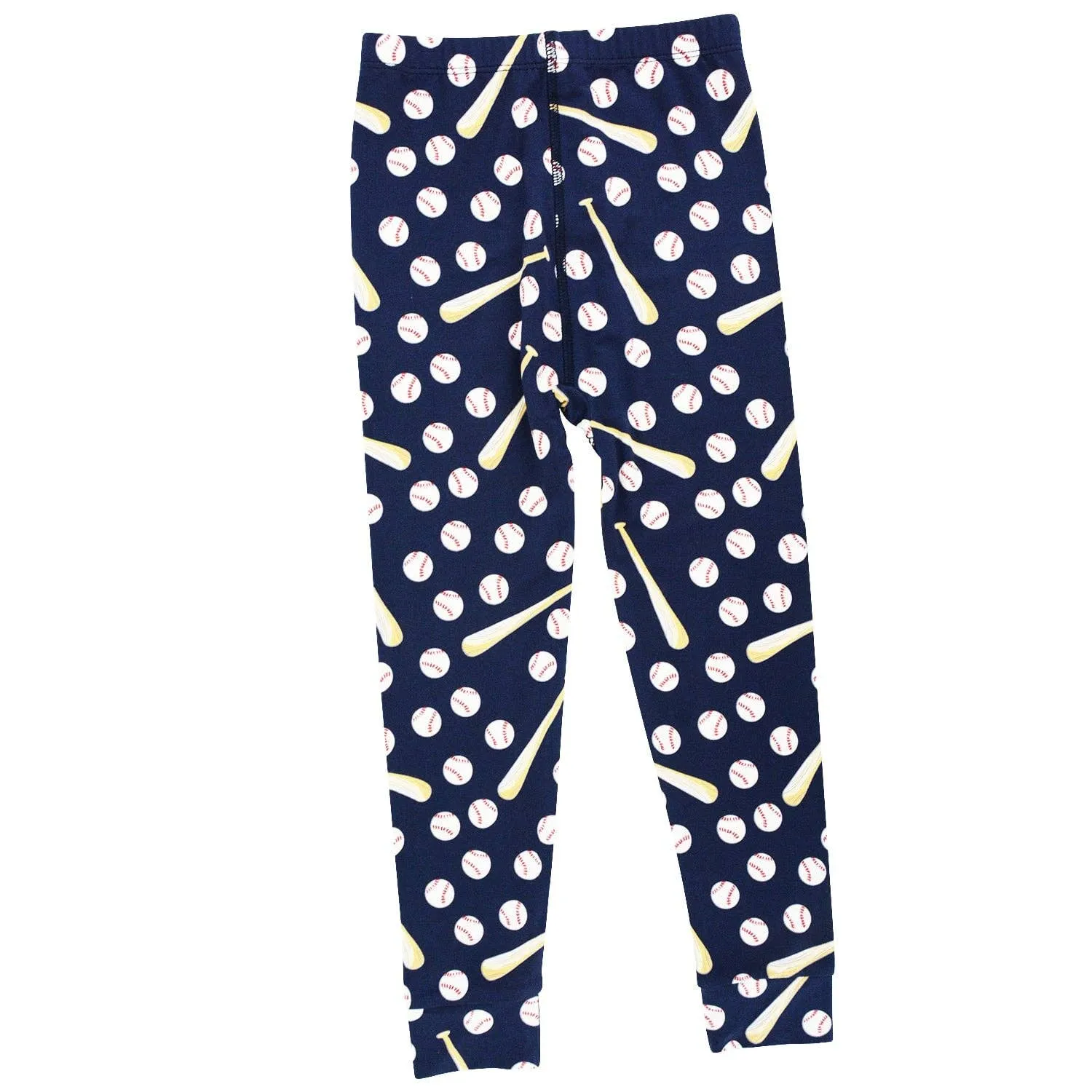 Big Kid PJ S/S - Little Slugger Navy