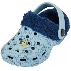 Bluey Fleece Lined Clogs