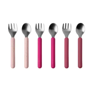 Boon Chow Utensils 6pc - Pink