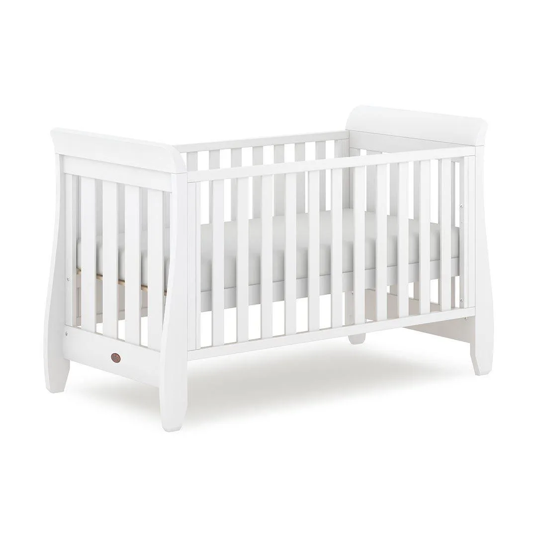 Boori Sleigh Urbane Cot Bed - White