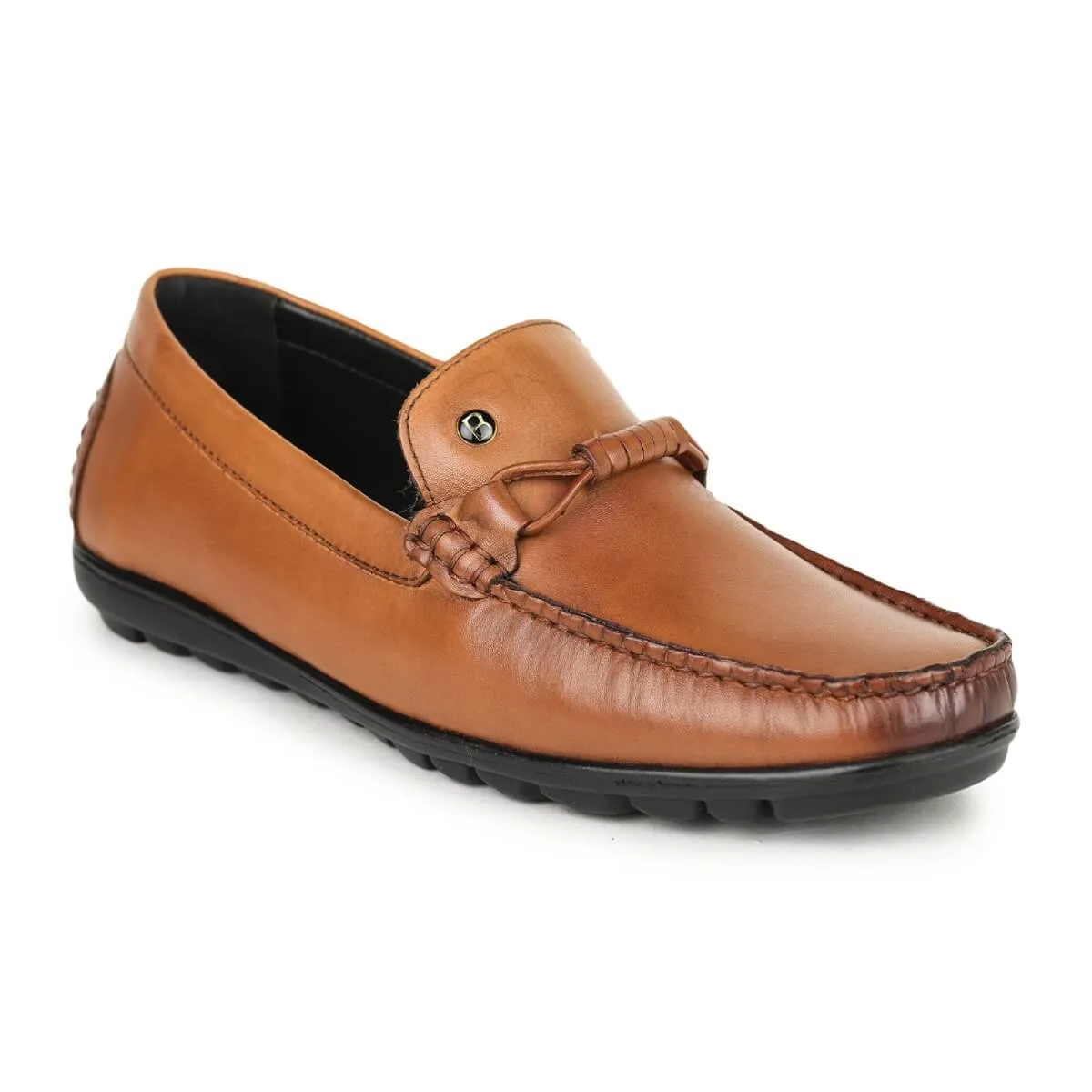 Britmen Bow Knot Leather Loafers For Men 2121