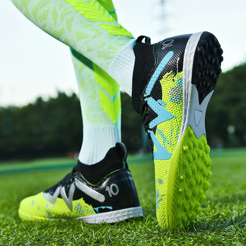 Camouflage High-Top Adult Soccer Cleats, Training