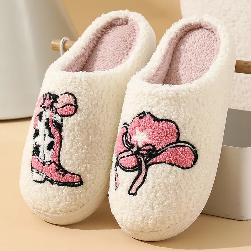 Comfortable Indoor cotton slippers Cute Cartoon Boots Cap Cotton Slippers Cozy Winter Footwear Warm Cotton Slippers Unisex cotton Slippers couples cotton footwear, lioness-love