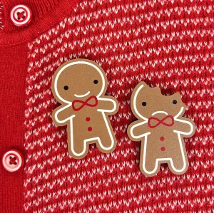 Cookie Cute Gingerbread Man Wooden Pins