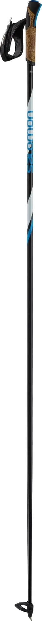 Cross-country ski poles R 60 Click Salomon, black