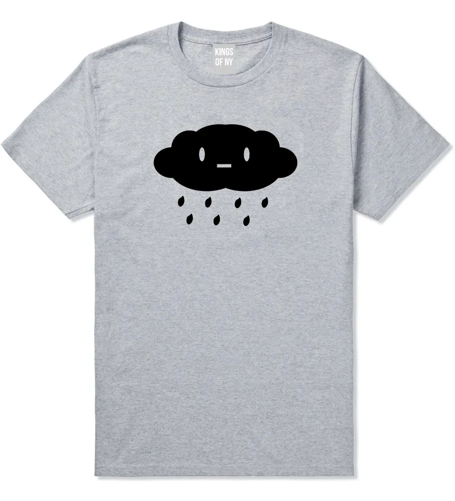 Cute Face Rain Cloud Mens T-Shirt