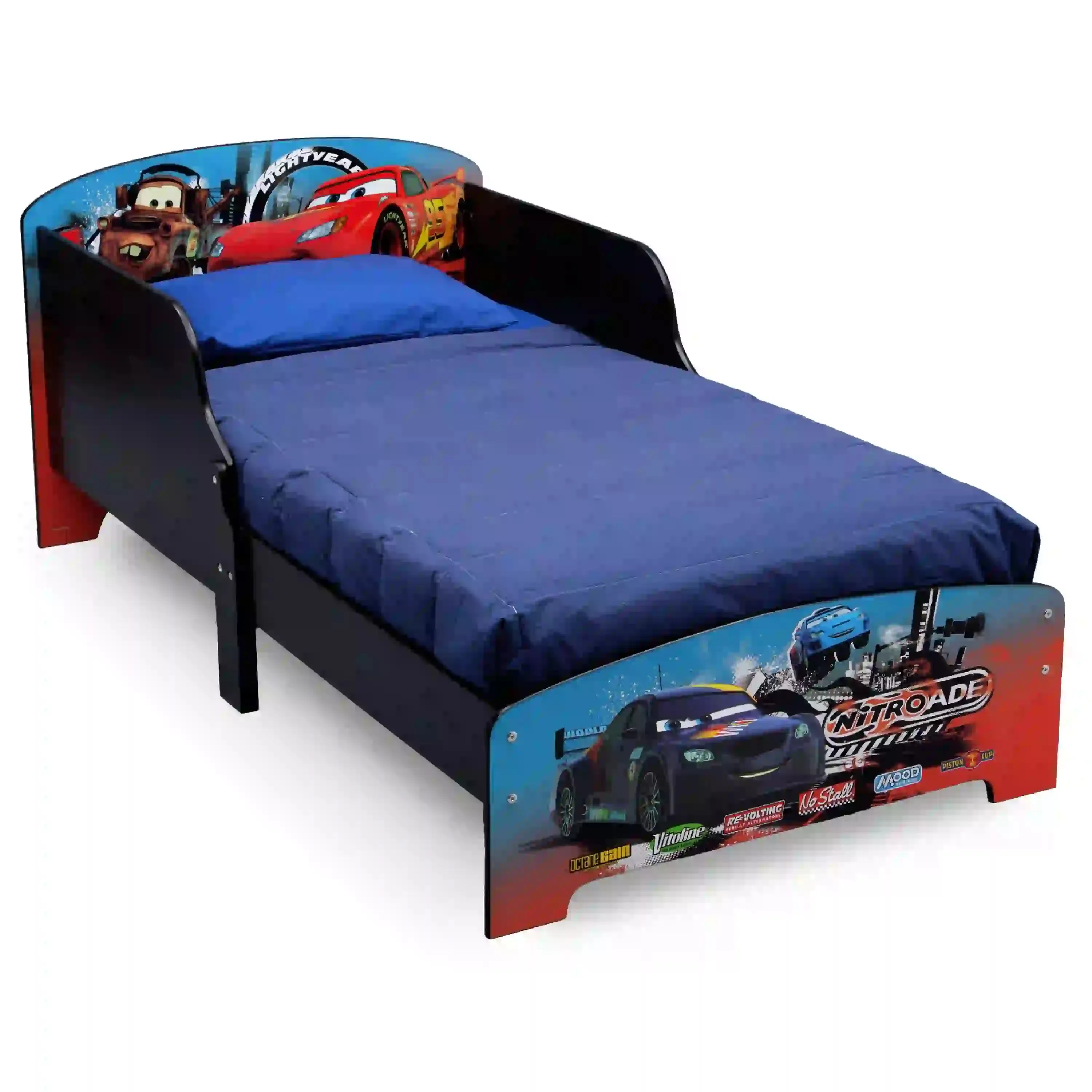 Delta Children Cars Wooden Bed With Bed Rail