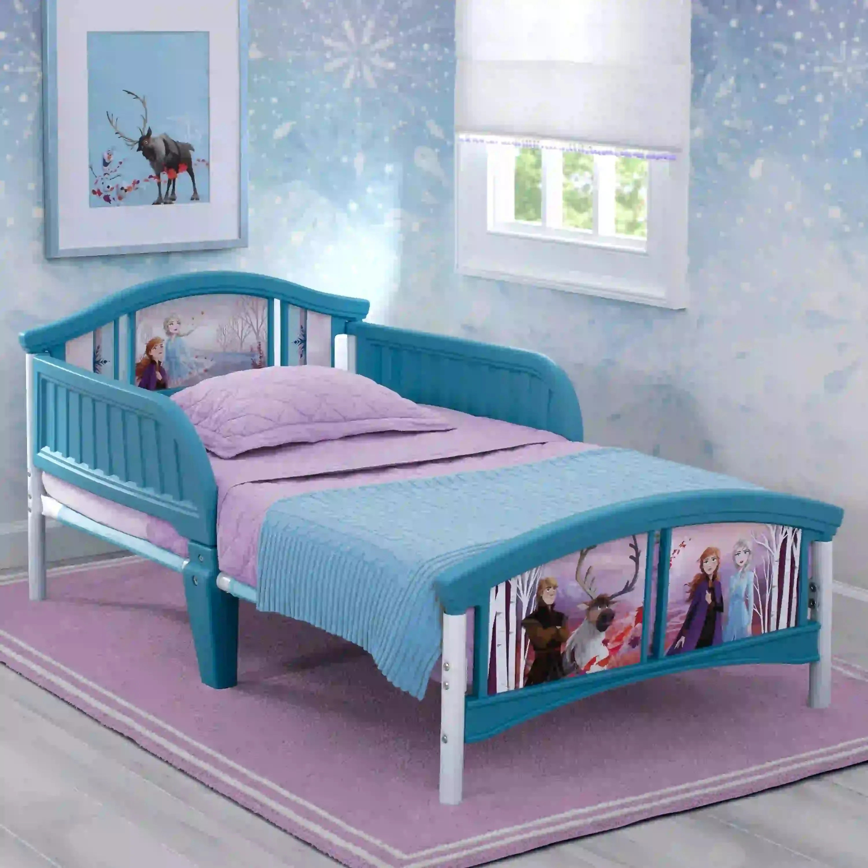 Delta Children Frozen Toddler Bed (Mattress Included)