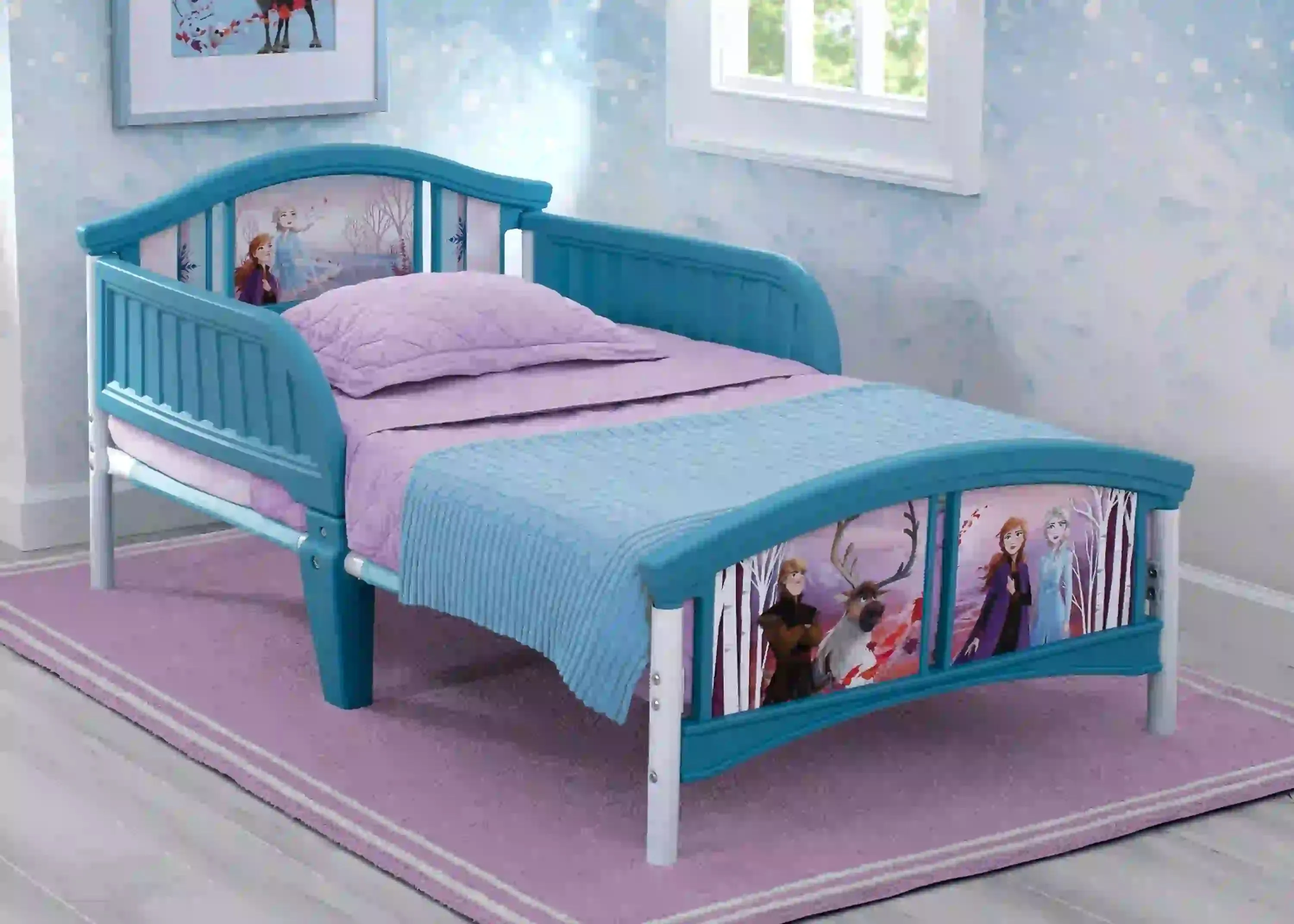 Delta Children Frozen Toddler Bed (Mattress Included)