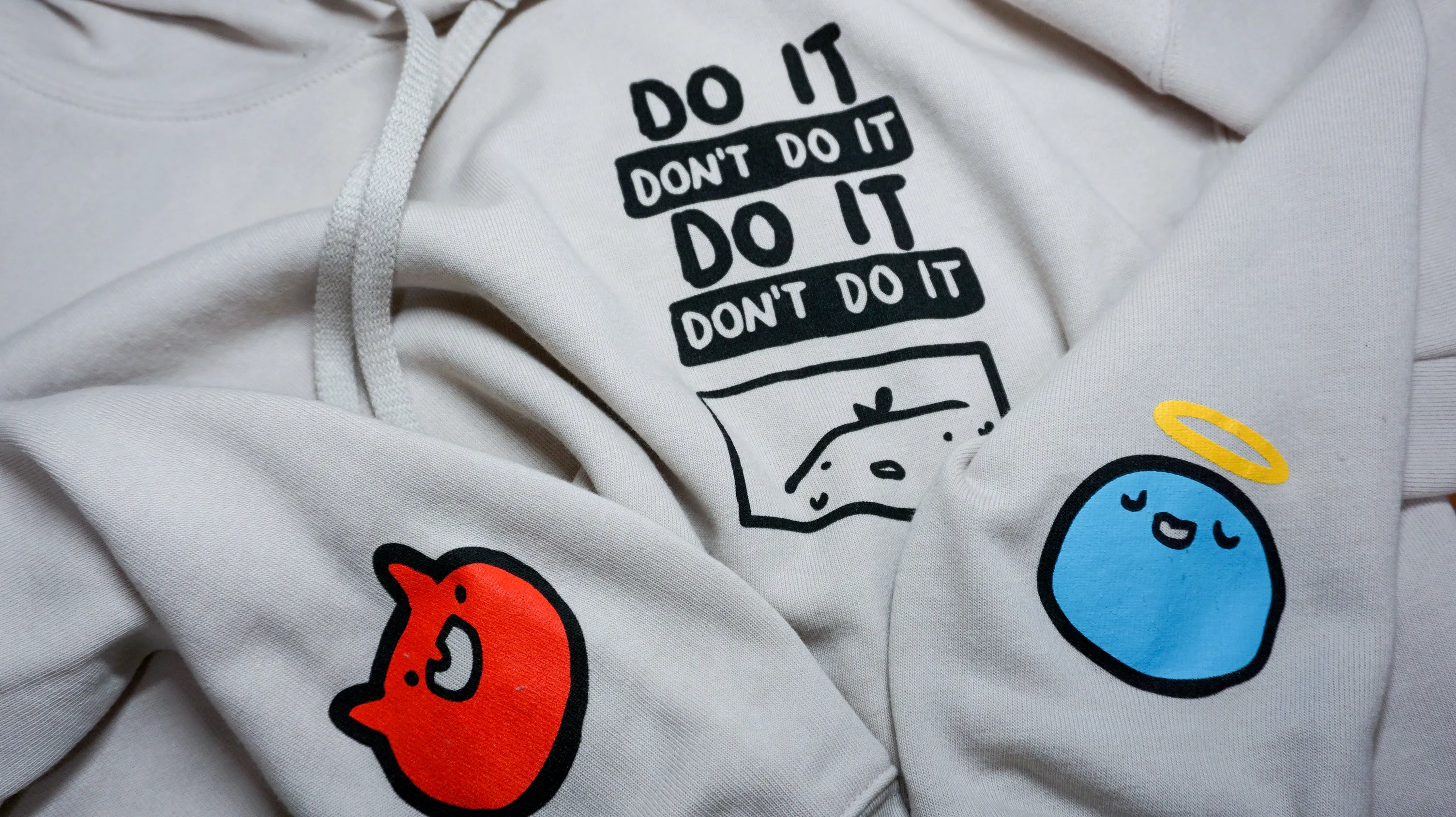 DO IT... DON'T DO IT cropped hoodie