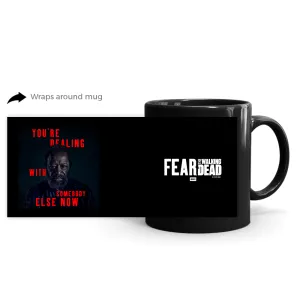 Fear The Walking Dead Season 6 Morgan Quote Black Mug