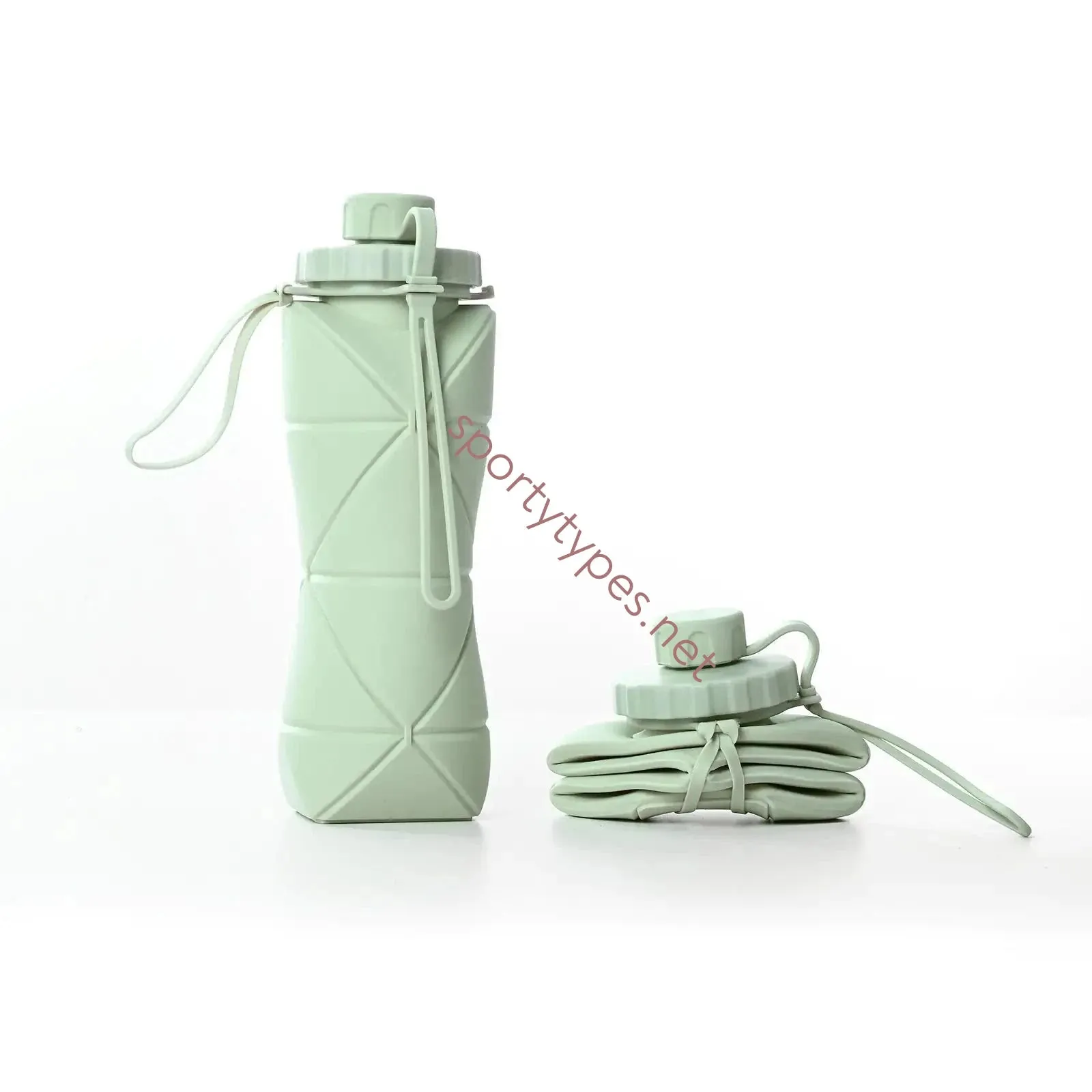 Folding Silicone Water Bottle Sports