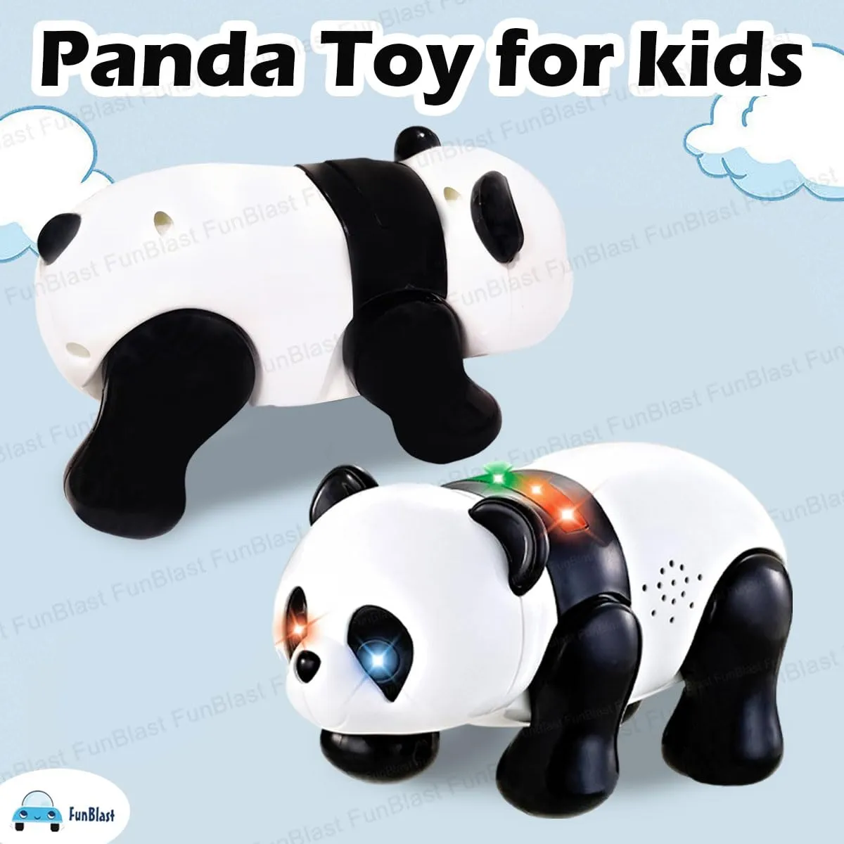 FunBlast Electric Panda Toy, Musical Walking Panda Toy with Light and Melodious Music, Toys for Babies, Kids & Toddlers, Funny Cartoon Panda for 3  Years Kids