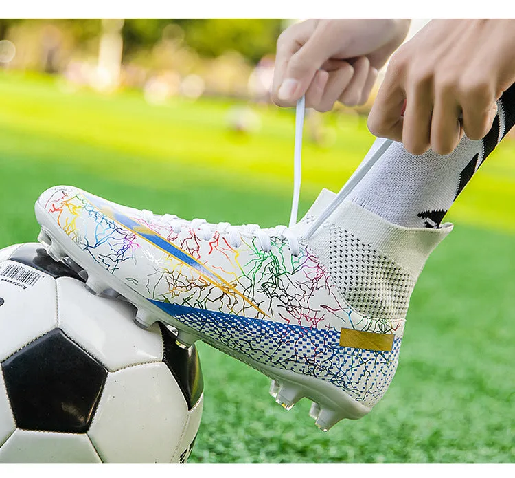 High-Top Soccer Cleats for Kids and adult, Training, Large Sizes