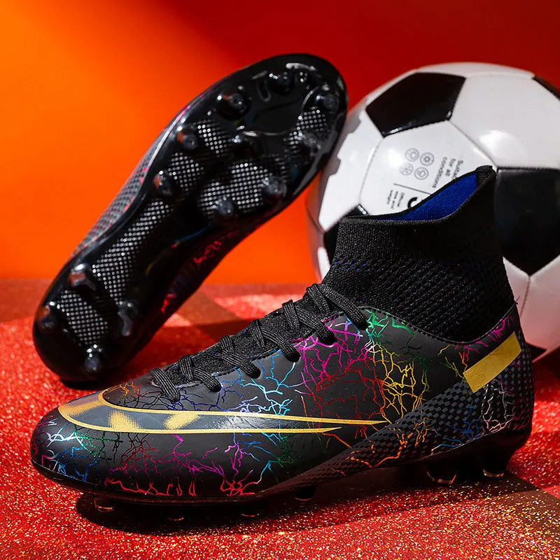 High-Top Soccer Cleats for Kids and adult, Training, Large Sizes