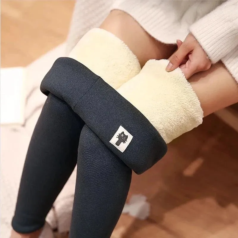 High Waist Skinny Tights Thermal Pants Warm Legging