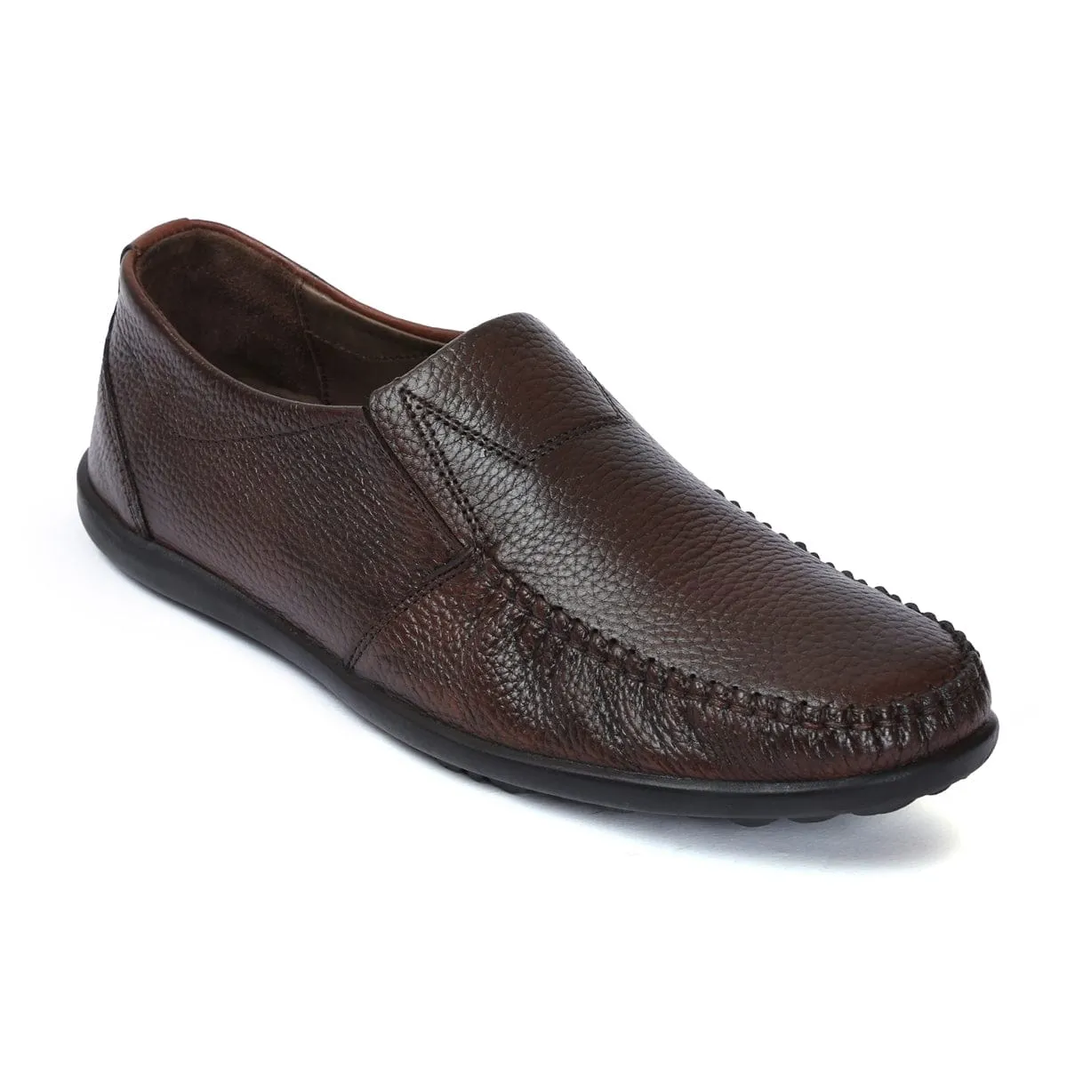 Leather Slip On Shoes for Men D-1335