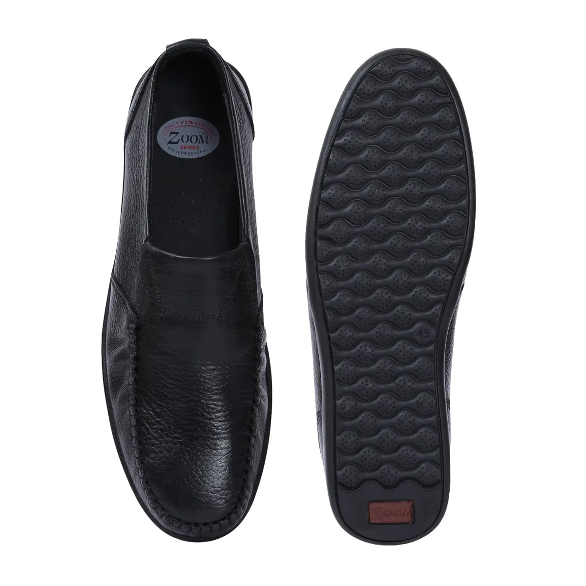 Leather Slip On Shoes for Men D-1335