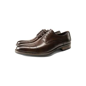 LuxePoint Leather Lace-up Dress Shoes