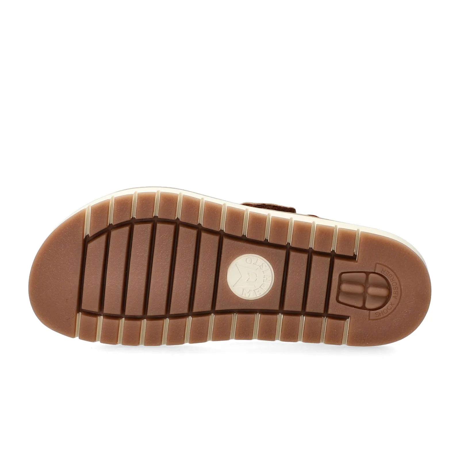 Mephisto Belona Backstrap Sandal (Women) - Hazelnut Velcalf