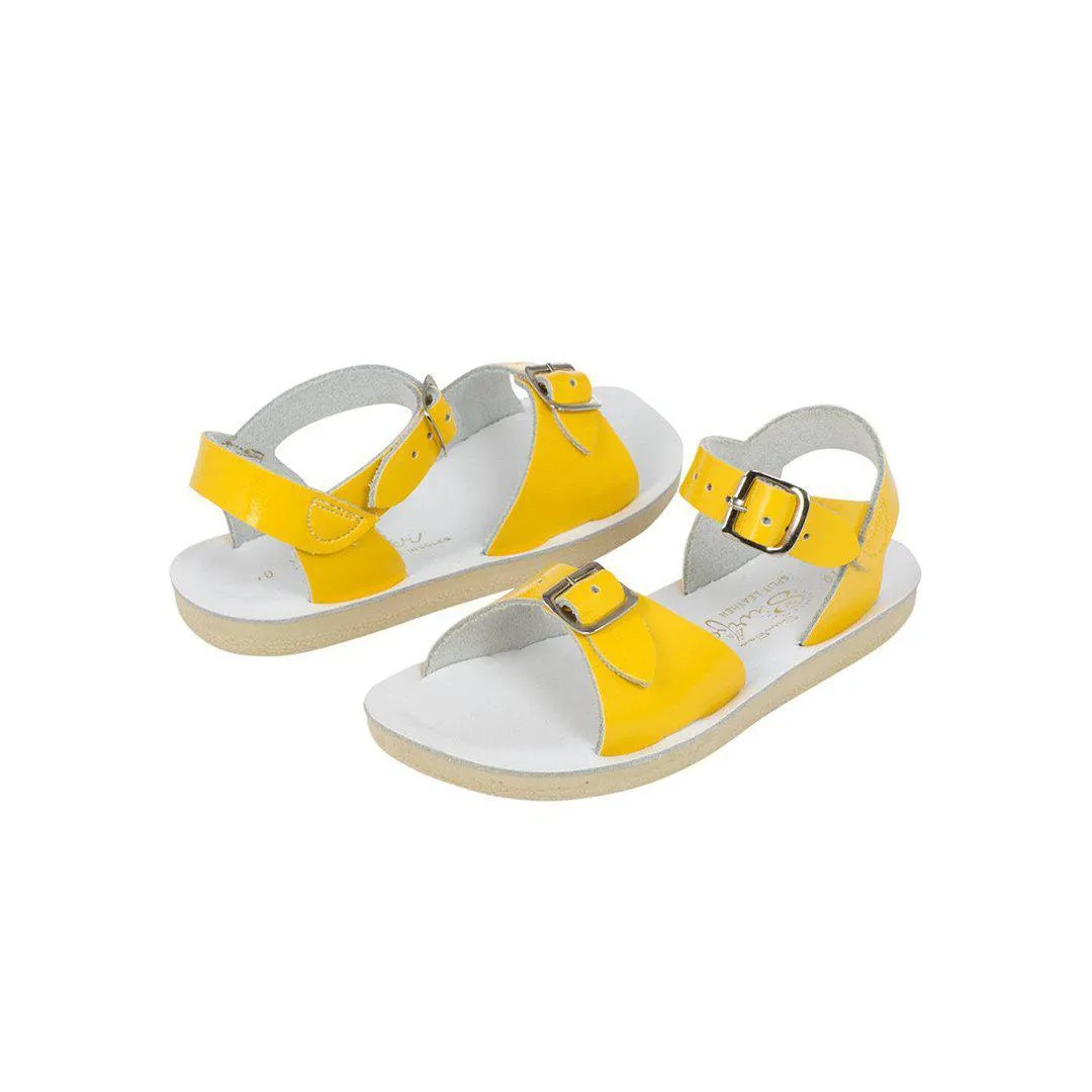 Outlet - Salt-Water Sun-San Kid's Sandals - Surfer - Shiny Yellow