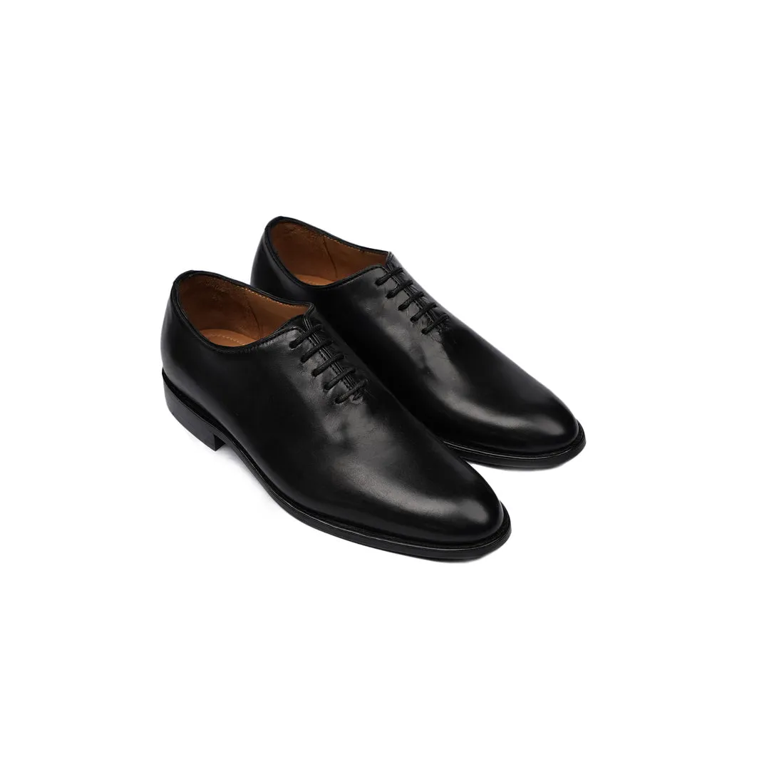 Rodney - Kid's Black Calf Leather Wholecut Shoe (5-12 Years Old)