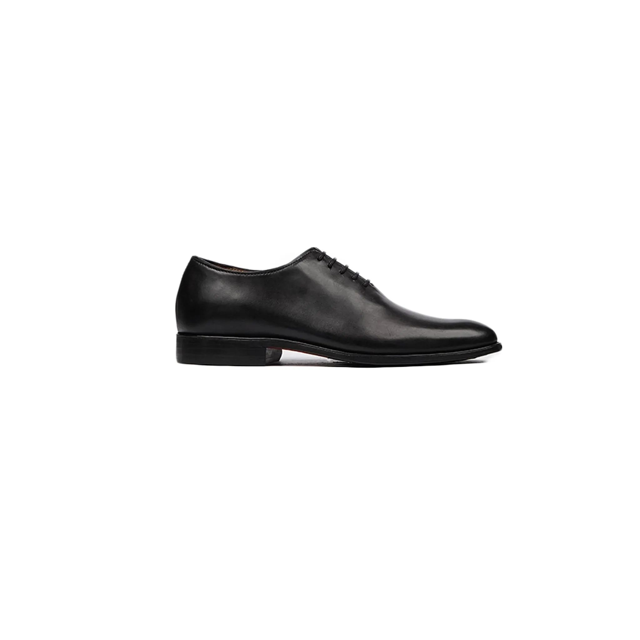 Rodney - Kid's Black Calf Leather Wholecut Shoe (5-12 Years Old)