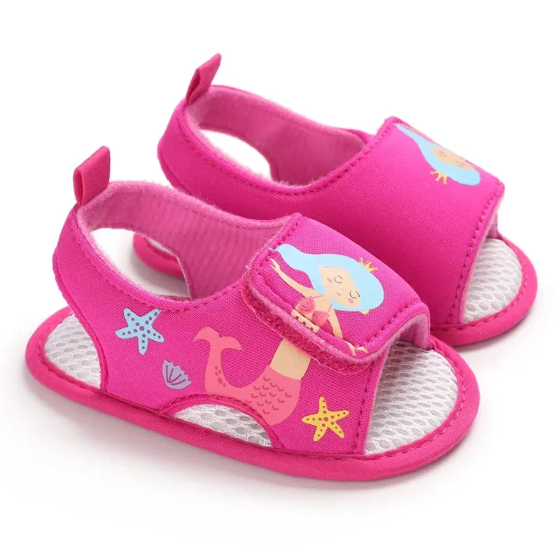 Summer Big Bowknot Breathable Comfortable Soft Sole Princess Sandal Shoe Of 0-18 Months Newborn Male and Female Baby