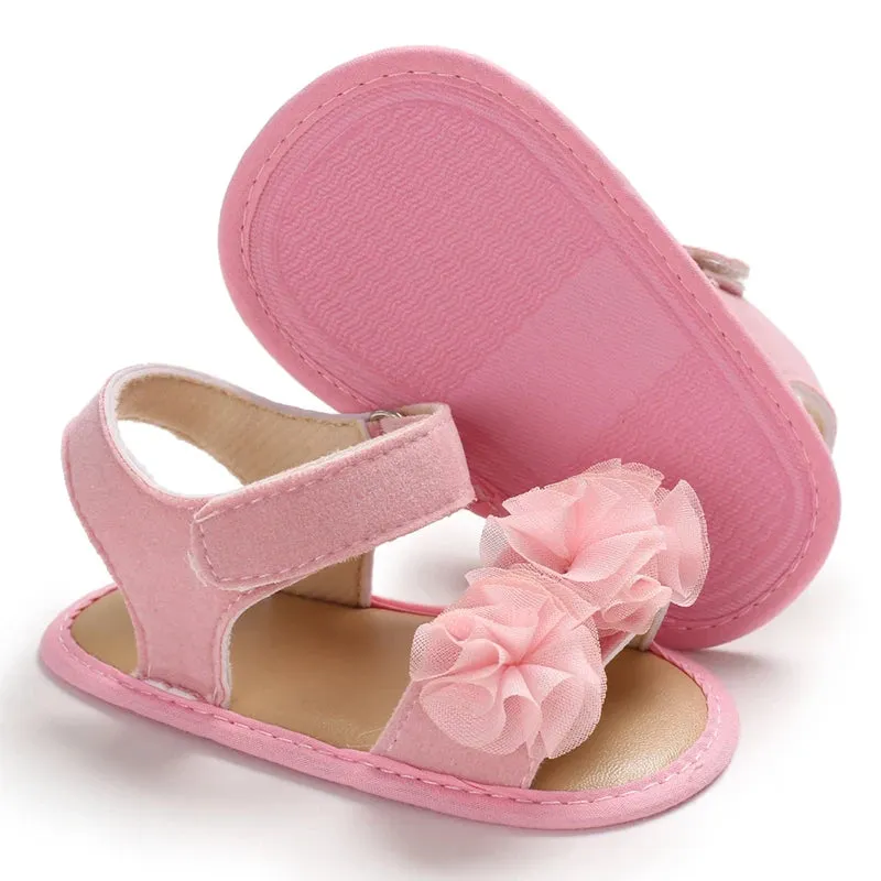 Summer Big Bowknot Breathable Comfortable Soft Sole Princess Sandal Shoe Of 0-18 Months Newborn Male and Female Baby