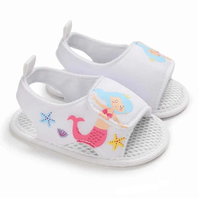 Summer Big Bowknot Breathable Comfortable Soft Sole Princess Sandal Shoe Of 0-18 Months Newborn Male and Female Baby