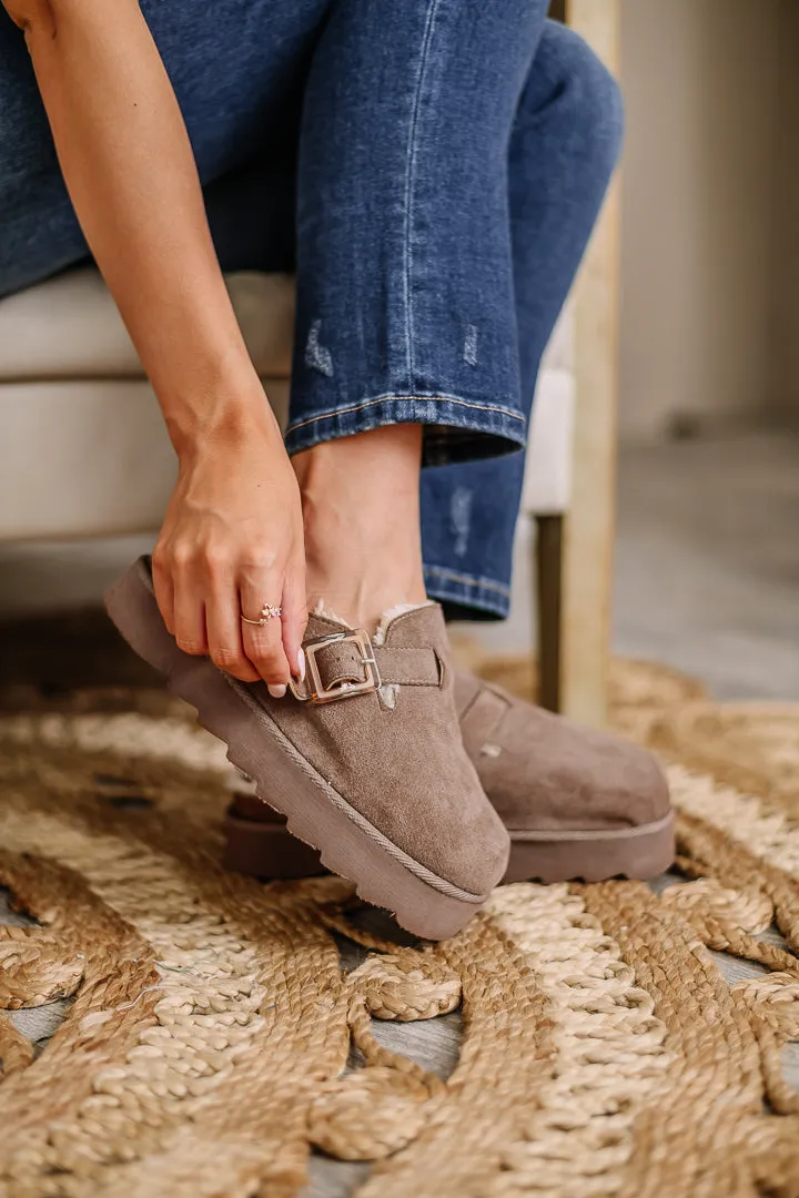 SUNDAY MORNING SLIP ON MOCCASIN | TAUPE