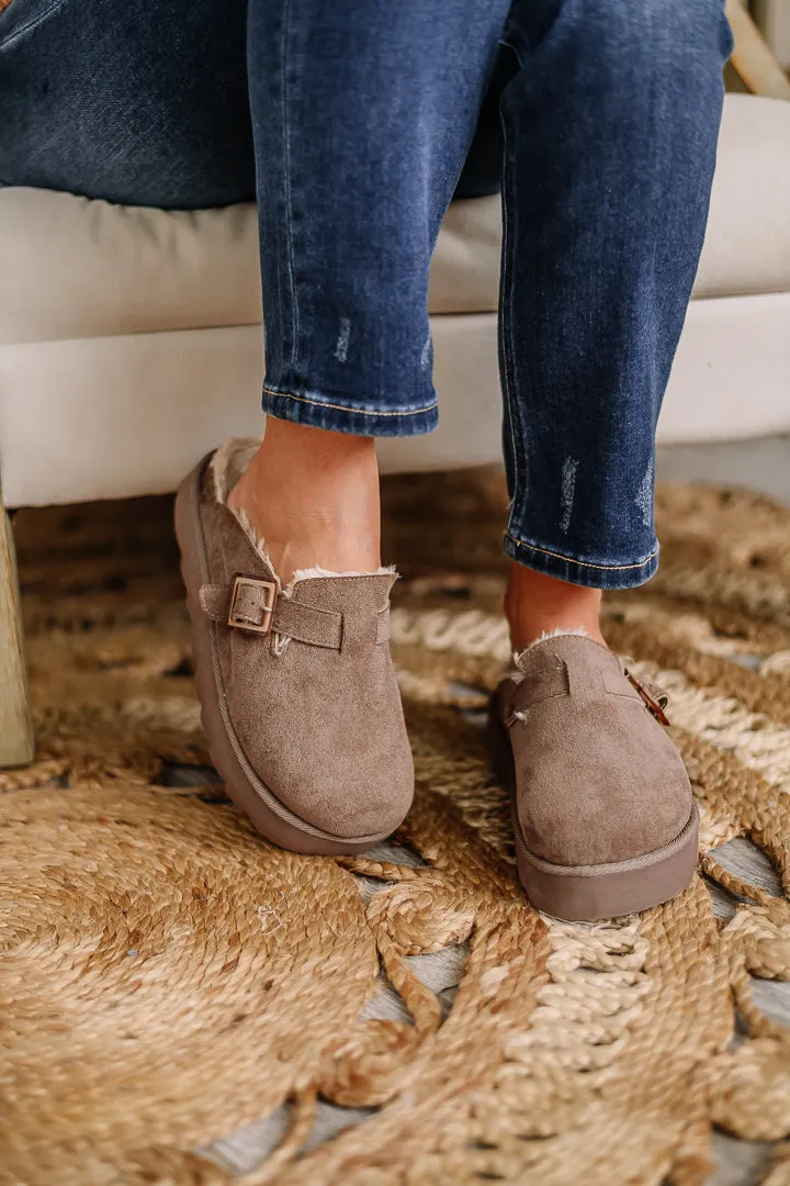 SUNDAY MORNING SLIP ON MOCCASIN | TAUPE