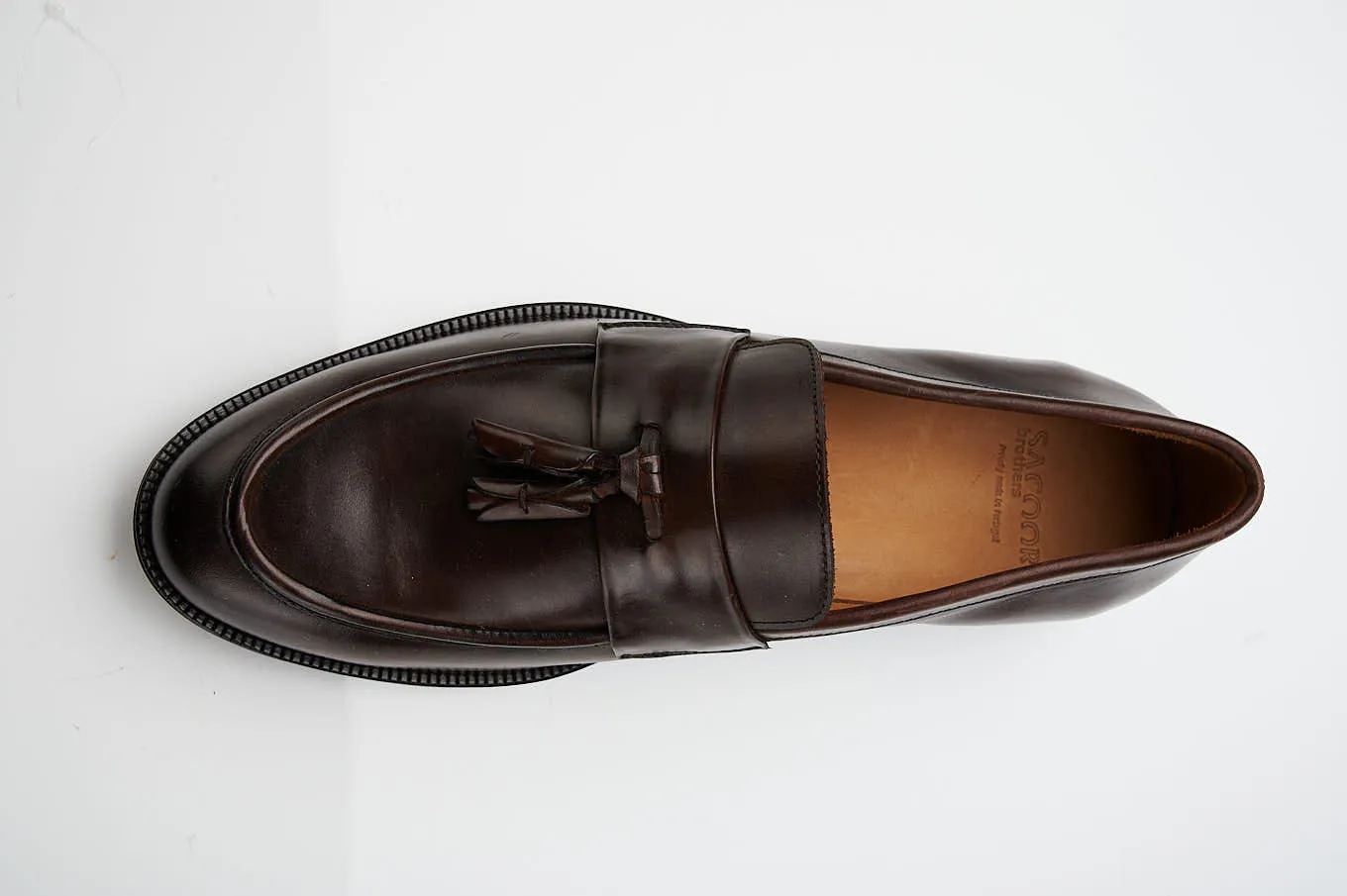 Tassel Loafer shoes in leather