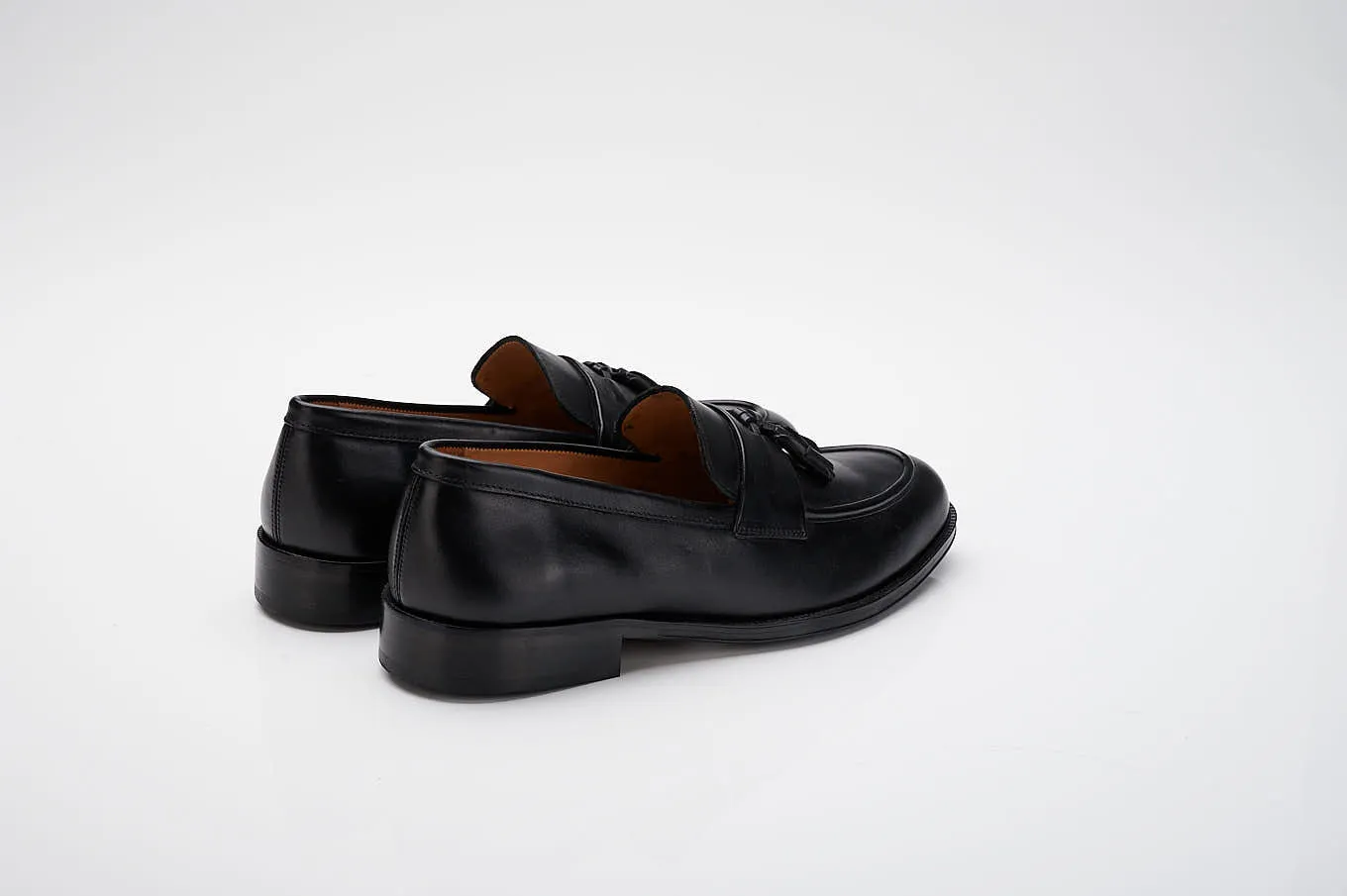 Tassel Loafer shoes in leather