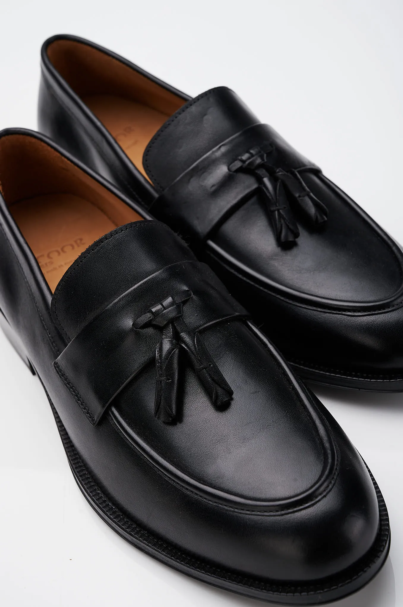 Tassel Loafer shoes in leather