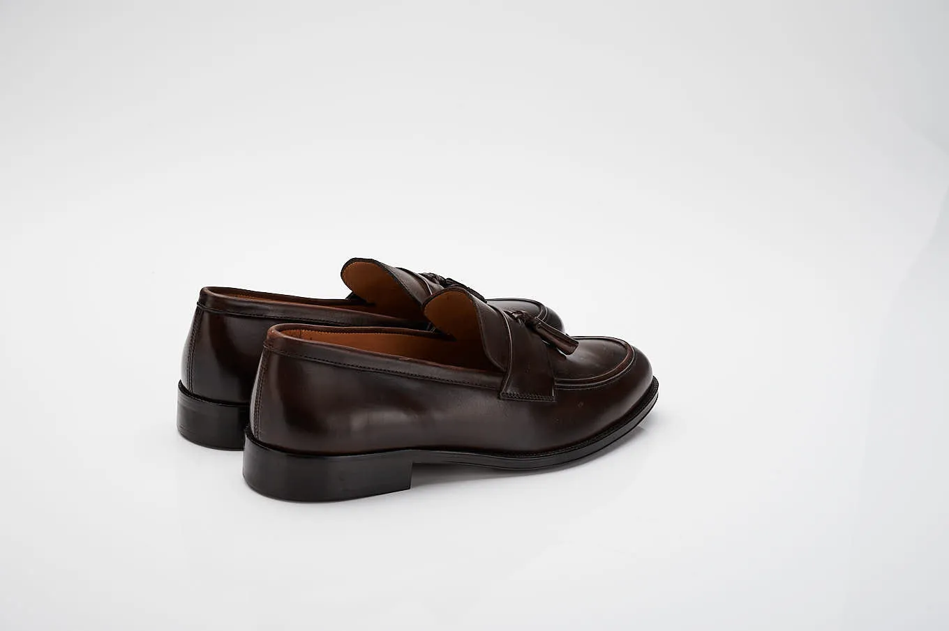 Tassel Loafer shoes in leather