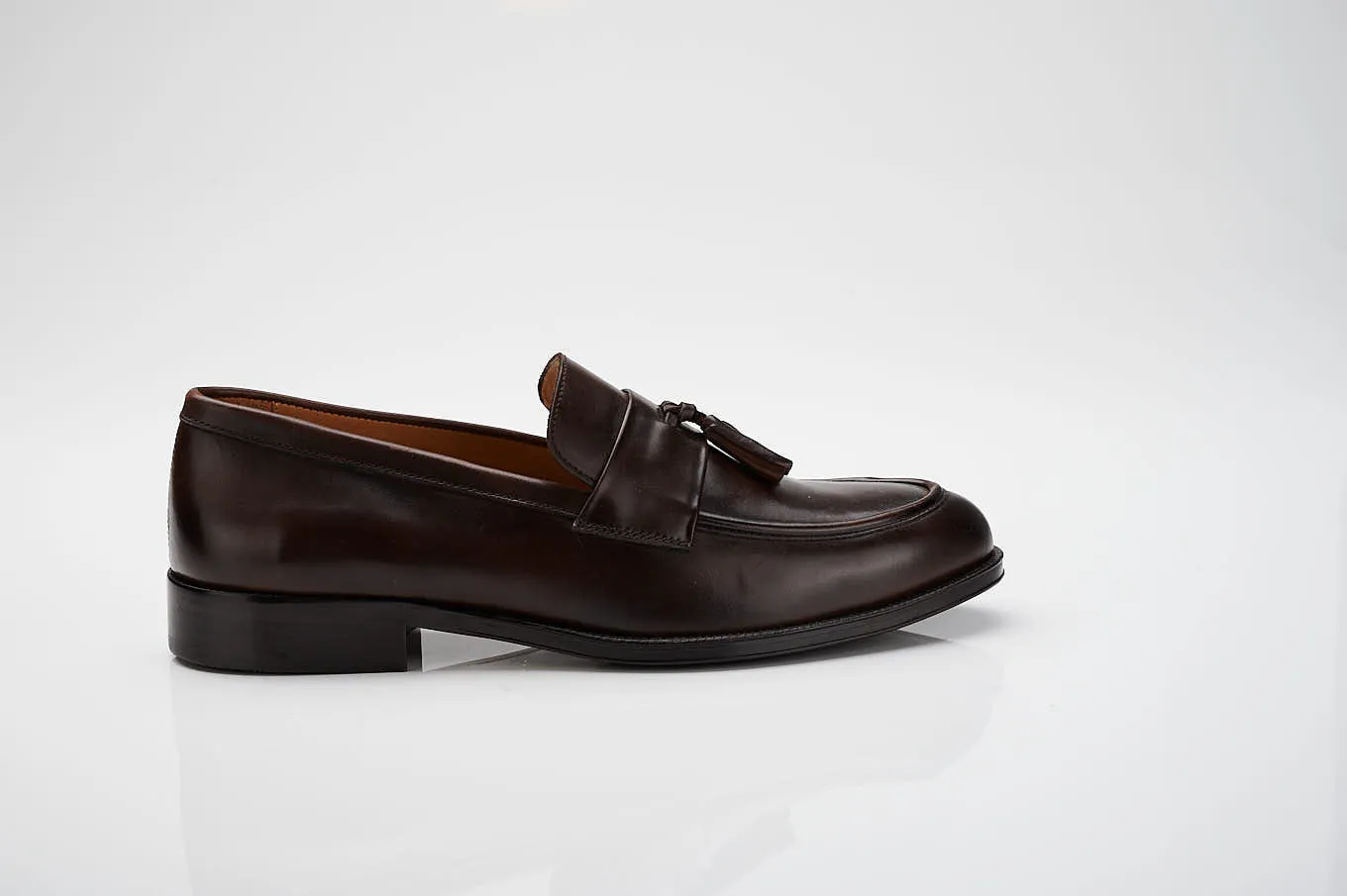 Tassel Loafer shoes in leather