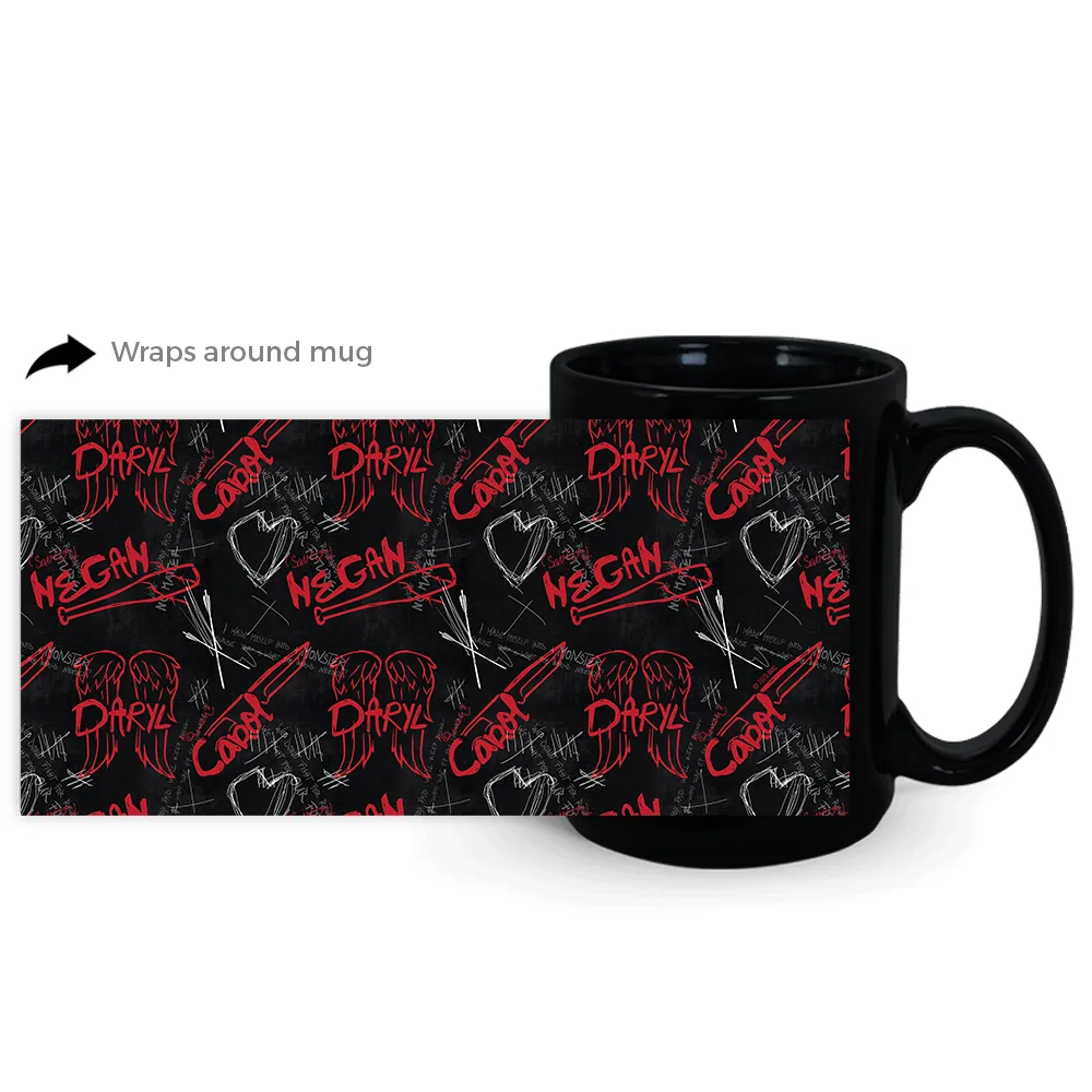 The Walking Dead Edge Black Mug