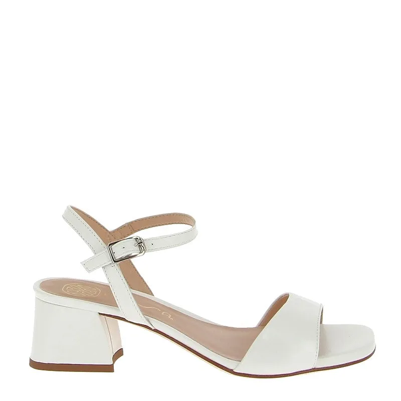 Unisa Kirk White Heeled Sandal