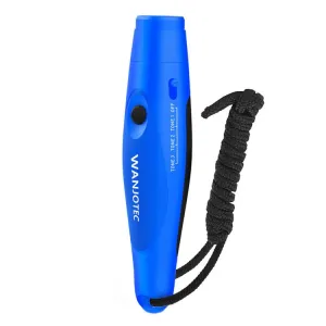 WANJOTEC EW001 Large Volume Outdoor Training Referee Coach Electronic Whistle, Color: Blue