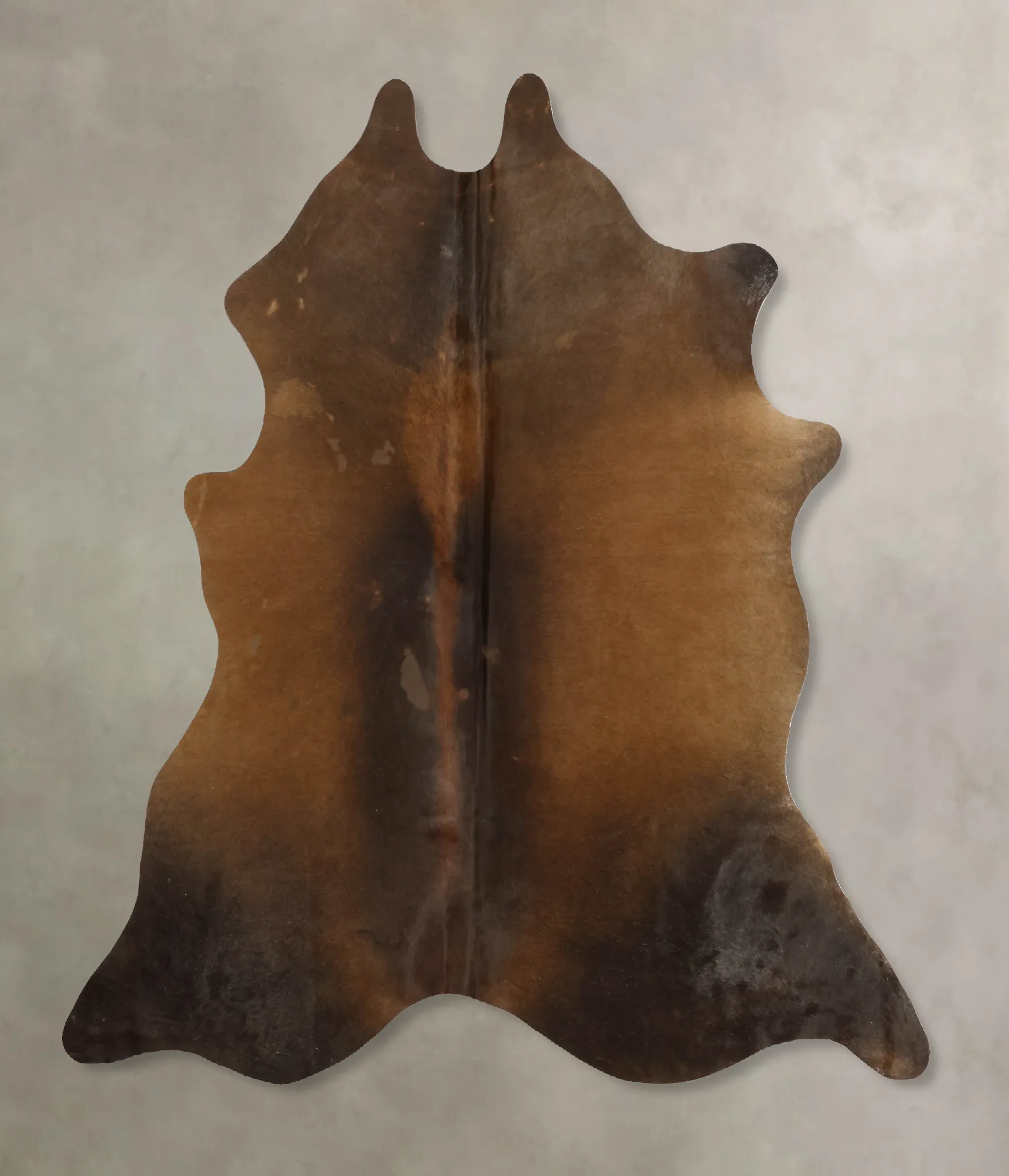 Warm Caramel Large Brazilian Cowhide Rug 5'11"H x 5'3"W #B11007 by Hudson Hides