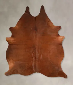 Warm Caramel Large Brazilian Cowhide Rug 6'10"H x 5'9"W #A35129 by Hudson Hides