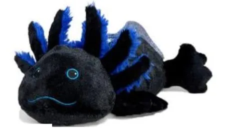 *Warmies Black Axolotl